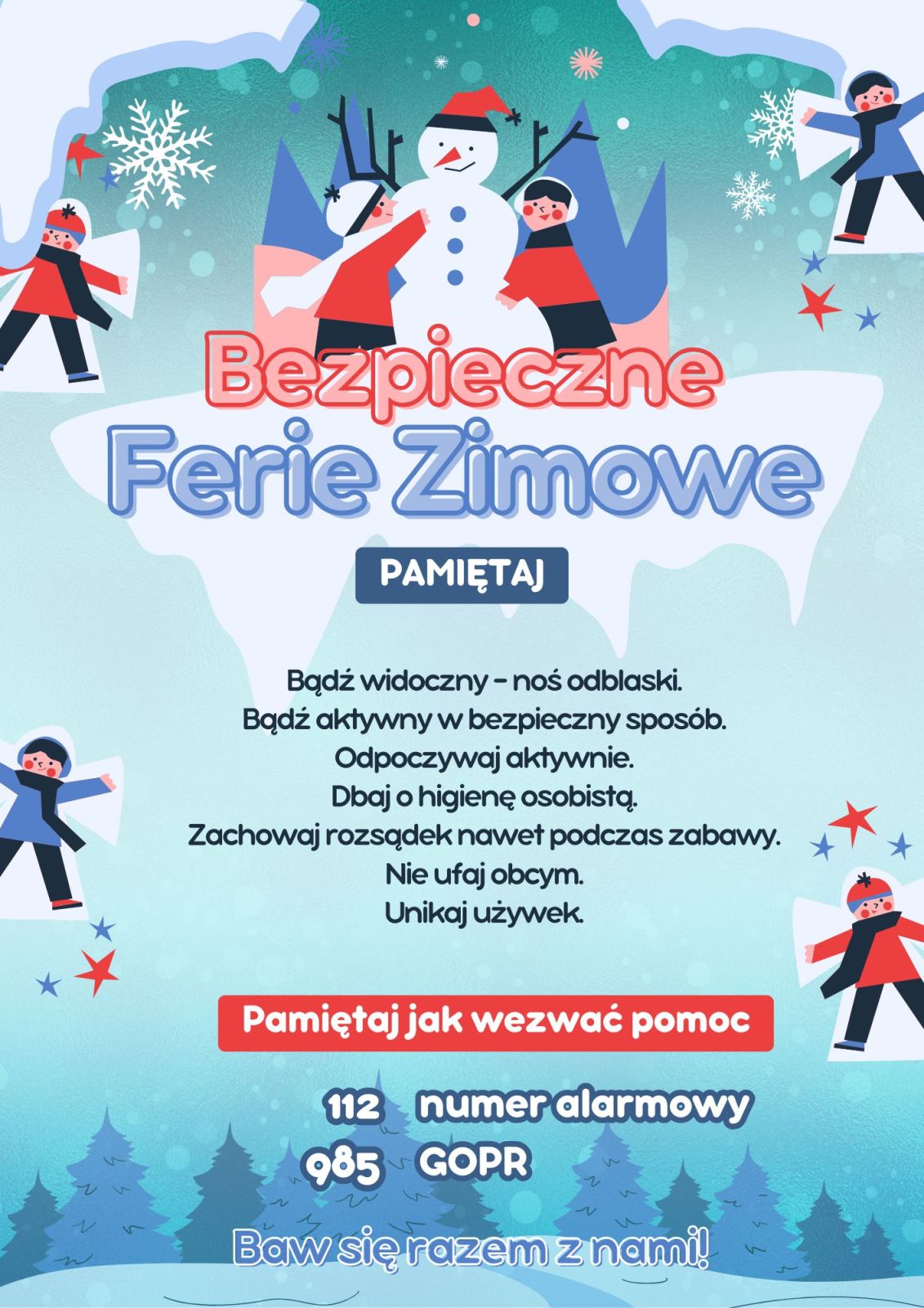 bezpieczne ferie